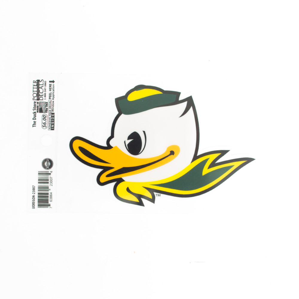 Fighting Duck, 4"x6", Decal, Inside